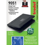 ΤΑΜΠΟΝ TRODAT 9051 ΜΠΛΕ 5x9cm ΣΦΡΑΓΙΔΩΝ ΑΠΛΩΝ