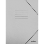 Φάκελος Πρέσπαν Με λάστιχο 25x35cm Ανοιχτό Γκρι