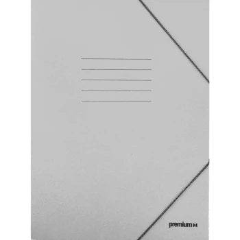 Φάκελος Πρέσπαν Με λάστιχο 25x35cm Ανοιχτό Γκρι