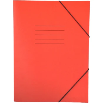 Φάκελος Πρέσπαν Με λάστιχο 25x35cm Κόκκινος