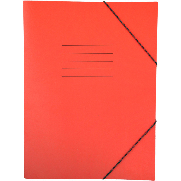 Φάκελος Πρέσπαν Με λάστιχο 25x35cm Κόκκινος