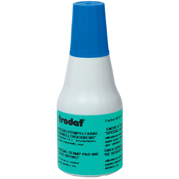 Μελάνι Trodat 7021 Μπλε Ανεξίτηλο Σφραγίδων 25ml