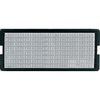 Trodat 6004 Πλακέτα Αγγλικών Γραμμάτων ύψους 4mm