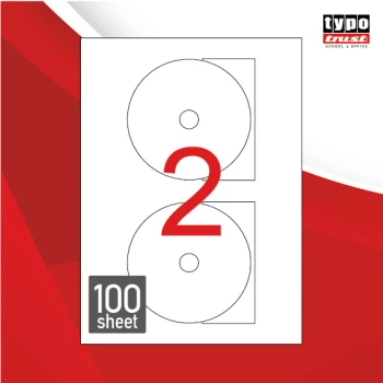 Ετικέτες Εκτυπωτών CD 117mm Αυτοκόλλητες Typolabel TL0221