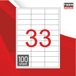 Ετικέτες Εκτυπωτών 70x25.4mm Αυτοκόλλητες Typolabel TL3311