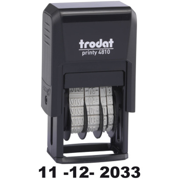Trodat Printy Dater 4810MA Σφραγίδα Αριθμών Ημερομηνίας ύψους 3.8mm