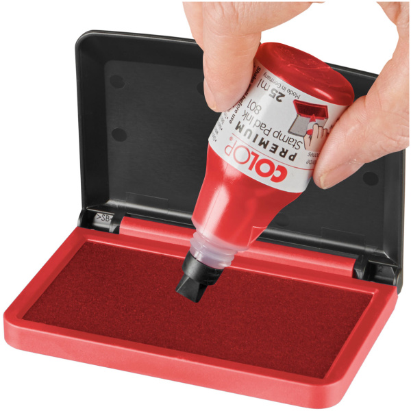 Colop micro 1 red - Colop Premium ink 801 red