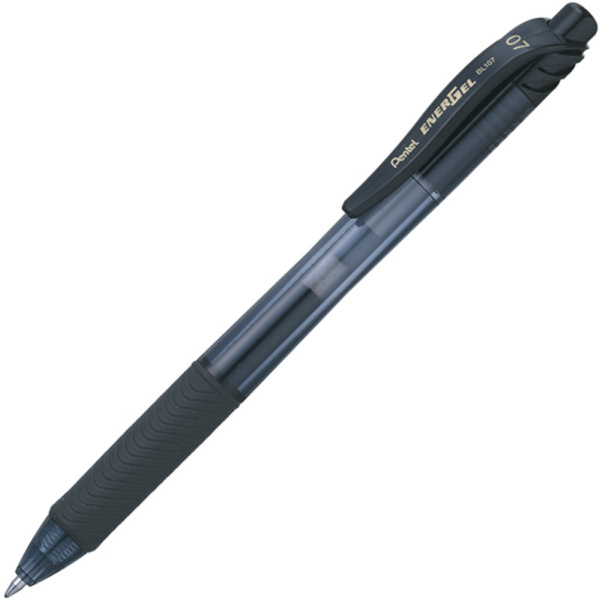 PENTEL ENERGEL BL107 ΜΑΥΡΟ ΣΤΥΛΟ GEL ΜΕ GRIP 0.7mm