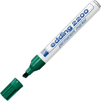 ΜΑΡΚΑΔΟΡΟΣ EDDING 2200 ΑΝΕΞΙΤΗΛΟΣ ΠΡΑΣΙΝΟΣ 1-5MM ΠΛΑΚΕ