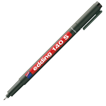 Edding 140s Μαύρος Μαρκαδόρος Ανεξίτηλος 0.3mm