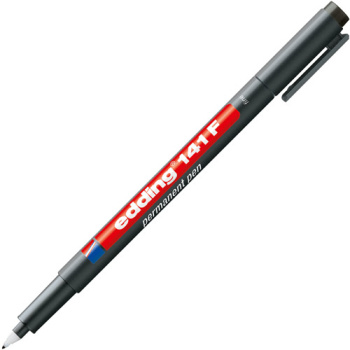 Edding 141f Μαύρος Μαρκαδόρος Ανεξίτηλος 0.6mm