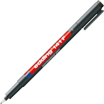 Edding 141f Μαύρος Μαρκαδόρος Ανεξίτηλος 0.6mm