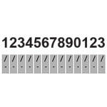 Trodat 48313 Σφραγίδα Αρίθμησης 13 αριθμών ύψους 3.8mm