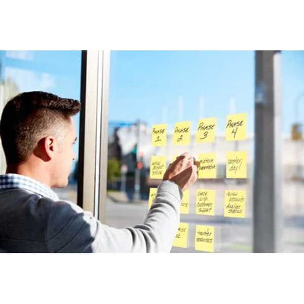 Αυτοκόλλητα Σημειώσεων Post-it Κίτρινα 76x76mm 90 φύλλα 654