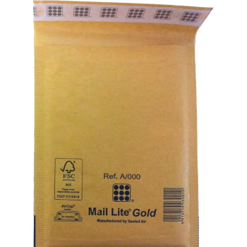 ΦΑΚΕΛΟΣ ΦΥΣΑΛΙΔΩΝ 110x160mm SEALED AIR A/000 MAIL LITE GOLD
