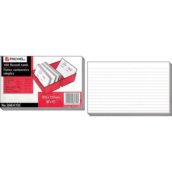 ΚΑΡΤΕΛΕΣ ΑΠΟΔΕΛΤΙΩΣΗΣ REXEL 20.3x12.7cm ΡΙΓΕ 8470