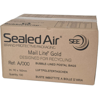 ΦΑΚΕΛΟΣ ΦΥΣΑΛΙΔΩΝ 110x160mm SEALED AIR A/000 MAIL LITE GOLD