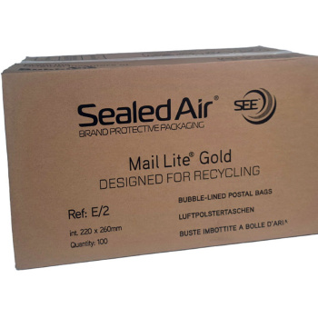 ΦΑΚΕΛΟΣ ΦΥΣΑΛΙΔΩΝ 220x260mm SEALED AIR E/2 MAIL LITE GOLD