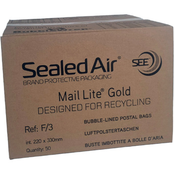 ΦΑΚΕΛΟΣ ΦΥΣΑΛΙΔΩΝ 220x330mm SEALED AIR F/3 MAIL LITE GOLD