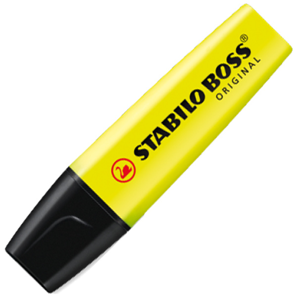 Μαρκαδόρος Stabilo Boss Original Κίτρινος