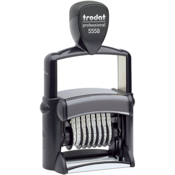 TRODAT PROFESSIONAL 5558 ΣΦΡΑΓΙΔΑ ΑΡΙΘΜΗΣΗΣ ΜΕ 8 ΑΡΙΘΜΟΥΣ ΥΨΟΥΣ 5mm