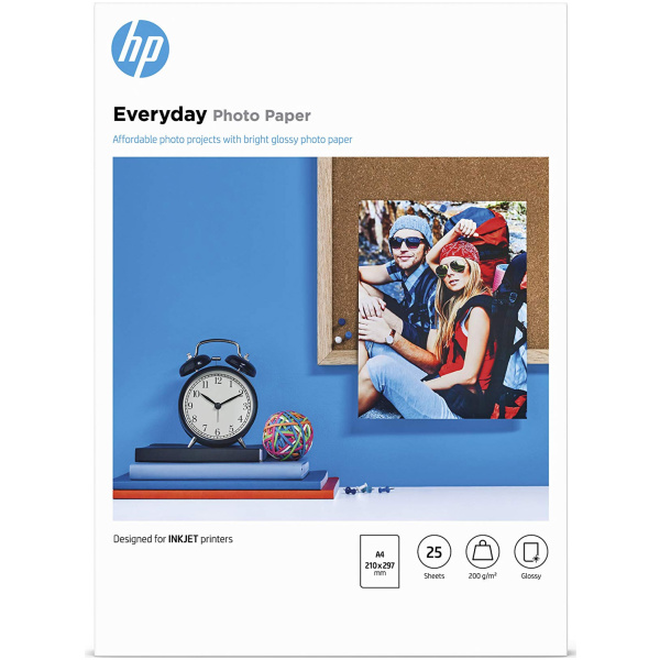 HP PHOTO PAPER A4 GLOSSY Q5451A EVERYDAY 25 ΦΥΛΛΑ 200gr