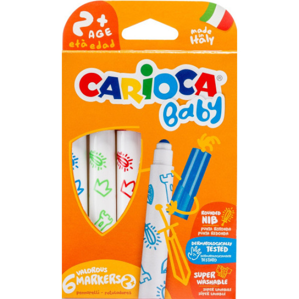 Μαρκαδόροι Carioca Baby 2+ Χονδροί