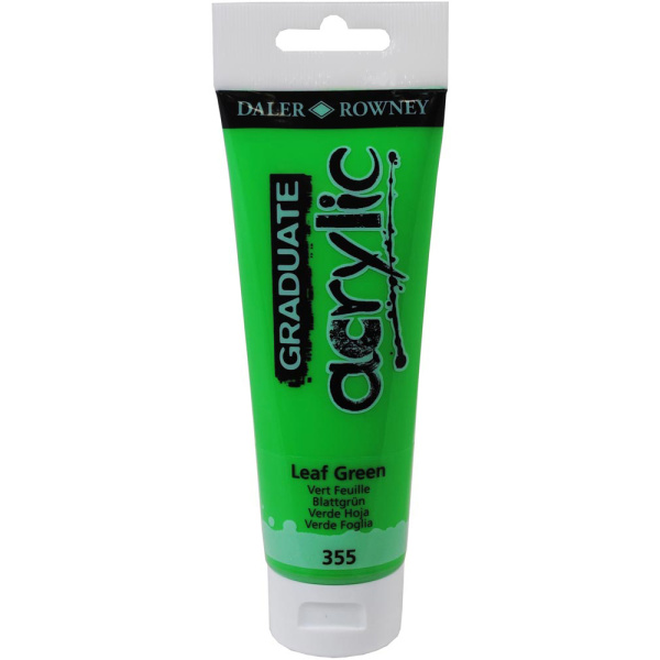 Ακρυλικό Χρώμα Daler Rowney Graduate 120ml Leaf Green 355