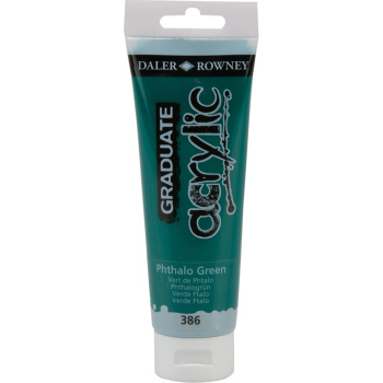 Ακρυλικό Daler Rowney Phthalo Green 386 Graduate 120ml