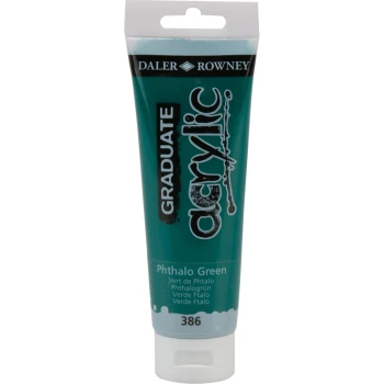 Ακρυλικό Daler Rowney Phthalo Green 386 Graduate 120ml