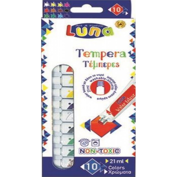 Luna Σετ Τέμπερες 10 Χρωμάτων 21ml