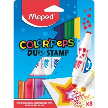 Maped Μαρκαδόροι ColorPeps Duo Stamp 846808