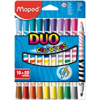 Maped Μαρκαδόροι Ζωγραφικής Color Peps Duo 847010