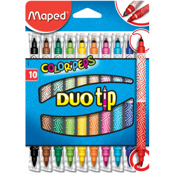 Maped Μαρκαδόροι Ζωγραφικής Color Peps Duo Tip 849010