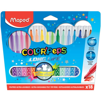 Maped Μαρκαδόροι Ζωγραφικής Color Peps Long Life 845021