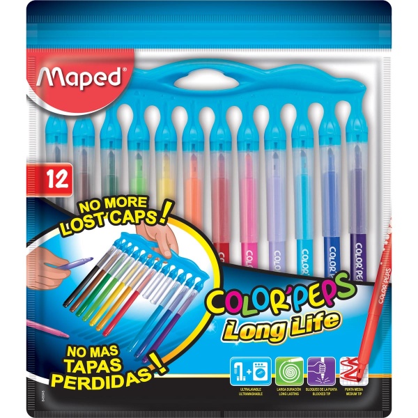 Μαρκαδόροι Maped Color Peps Long Life 845045