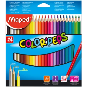Maped Color Peps ξυλομπογιές 24 χρώματα