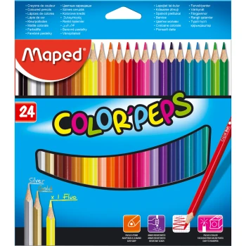 Maped Color Peps ξυλομπογιές 24 χρώματα