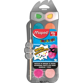 Νερομπογιές Maped 12 Χρωμάτων 811520