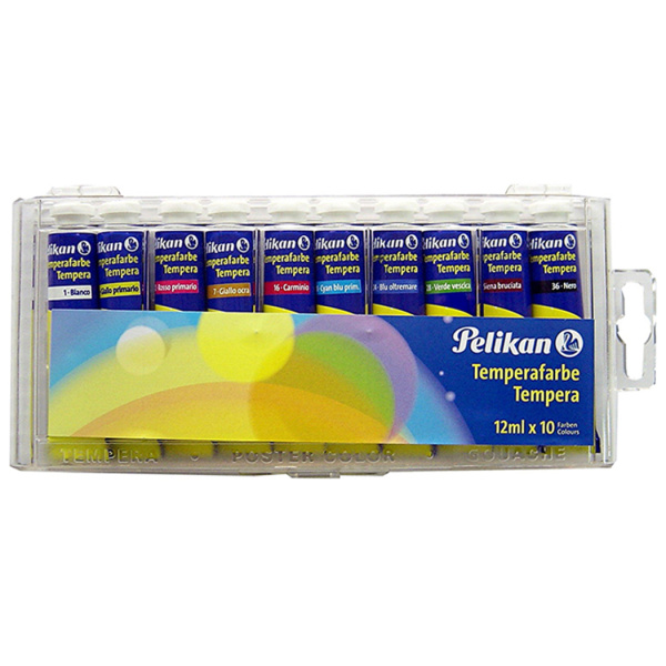 Τέμπερες Pelikan set 10 χρωμάτων 12ml