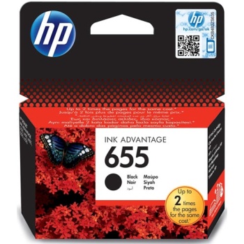 Μελάνι HP 655 BLACK INKJET CARTRIDGE CZ109AE