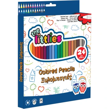 ΞΥΛΟΜΠΟΓΙΕΣ THE LITTLIES 24 ΕΝΤΟΝΑ ΧΡΩΜΑΤΑ ΛΕΠΤΕΣ Νο 646083