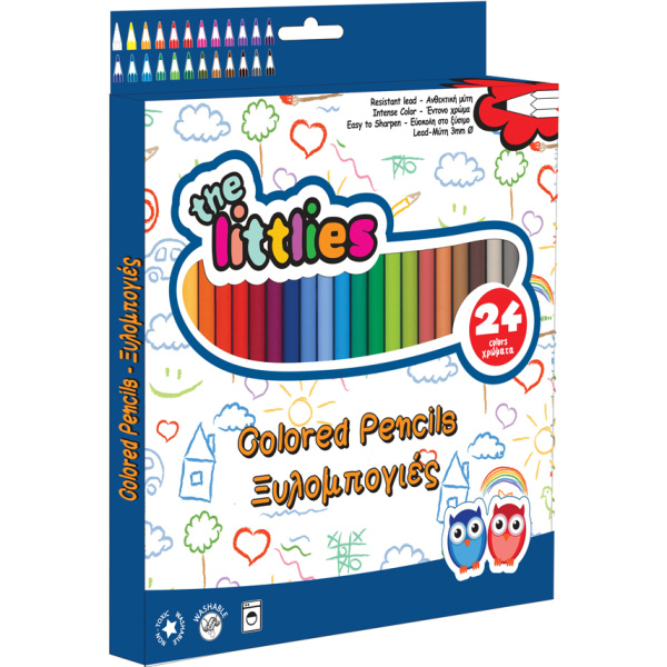 ΞΥΛΟΜΠΟΓΙΕΣ THE LITTLIES 24 ΕΝΤΟΝΑ ΧΡΩΜΑΤΑ ΛΕΠΤΕΣ Νο 646083