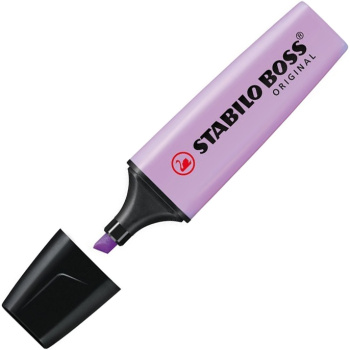 Μαρκαδόρος Υπογράμμισης Stabilo Boss Pastel Λιλά 70/155