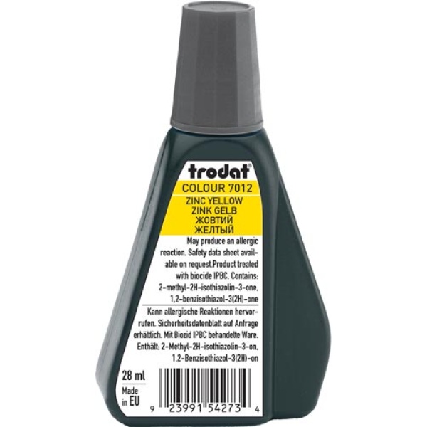 Μελάνι Trodat 7012 Zinc Yellow 28ml για ταμπόν σφραγίδων