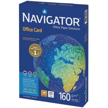 Χαρτί Α4 Navigator 160gr Λευκό 210x297mm πακέτο 250 φύλλα