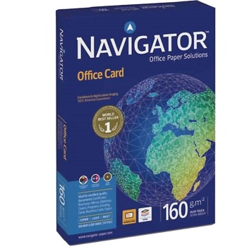 Χαρτί Α4 Navigator 160gr Λευκό 210x297mm πακέτο 250 φύλλα
