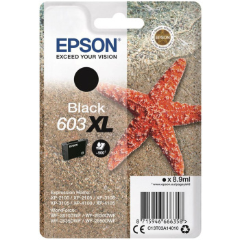 EPSON 603XL BLACK INKJET CARTRIDGE T03Α140 ΜΕΛΑΝΙ