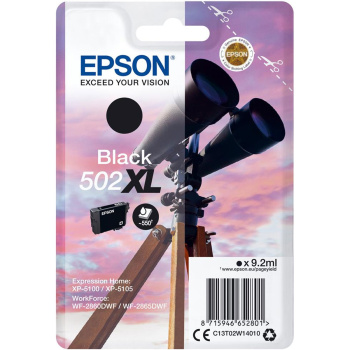 Μελάνι Epson 502xl Black Inkjet Cartridge C13T02W14010