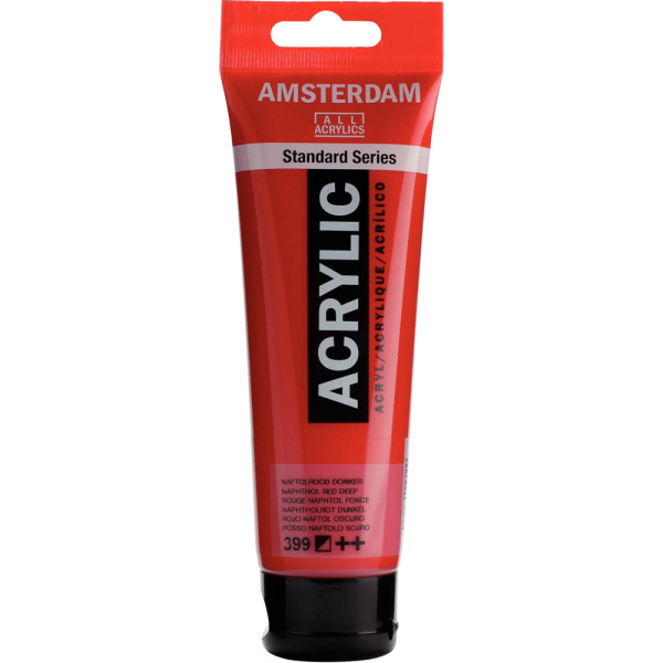 Ακρυλικό 399 Naphthol Red Deep 120ml Amsterdam Talens
